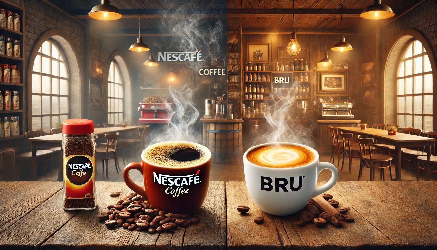 Nescafe vs Bru